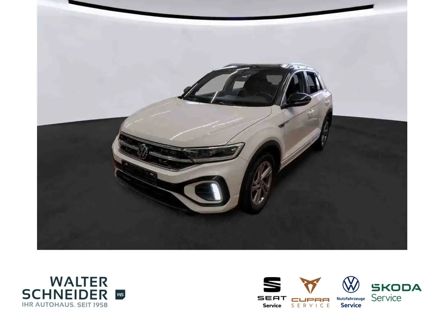 Volkswagen T-Roc 1.5 TSI R-Line Navi IQ.Light AHK Weiß - 1