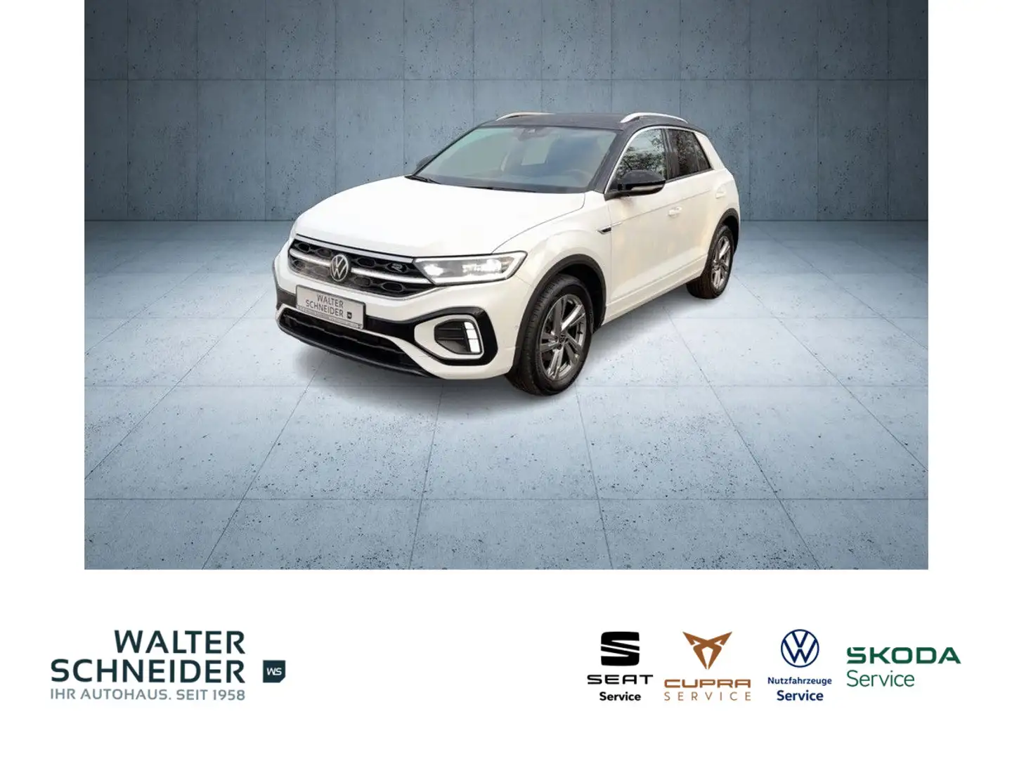 Volkswagen T-Roc 1.5 TSI R-Line Navi IQ.Light AHK Wit - 1