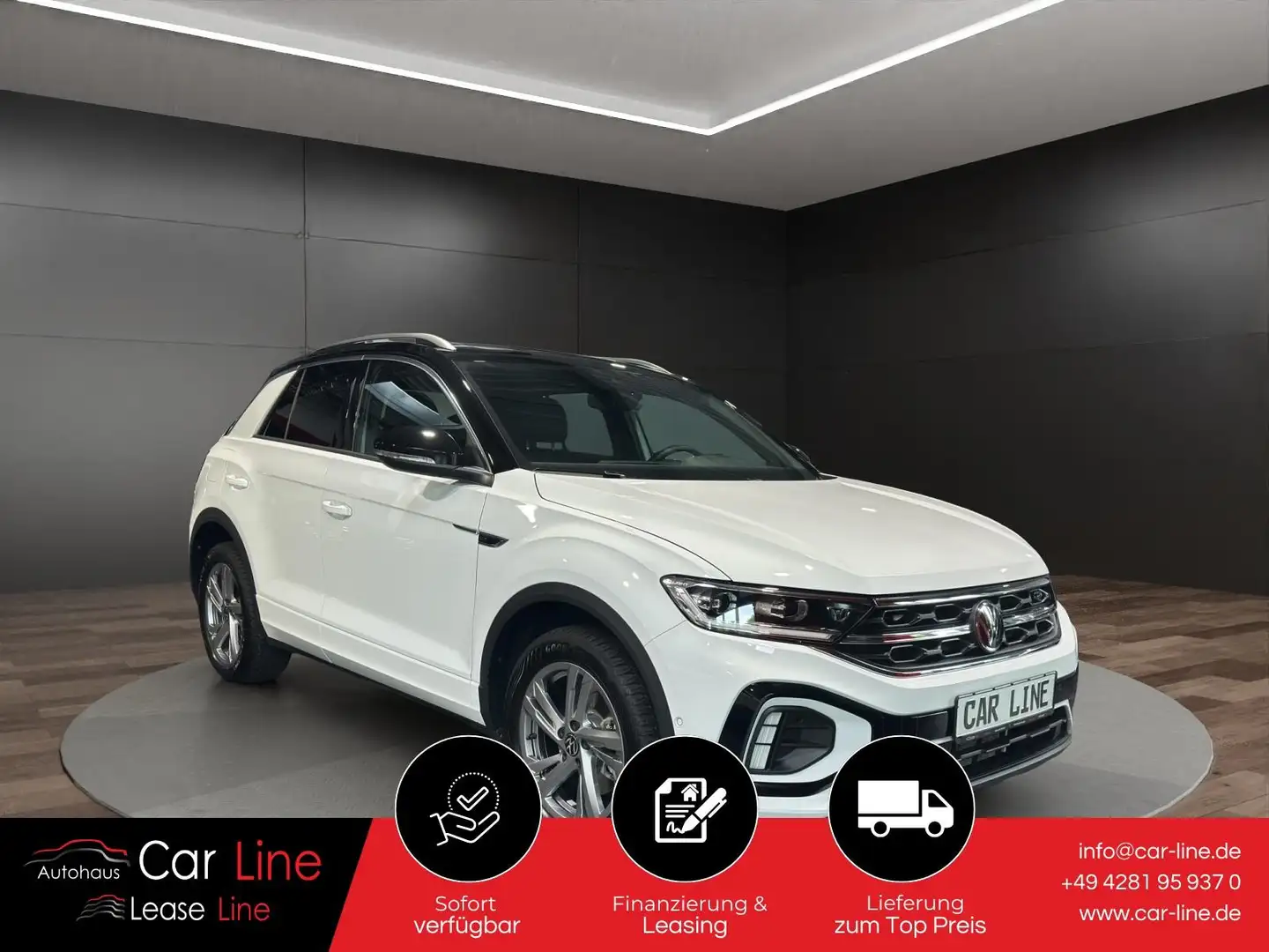 Volkswagen T-Roc R-Line 2.0TDI*ACC*BEATS*CAM*PANO*DSG*AHK* Weiß - 1