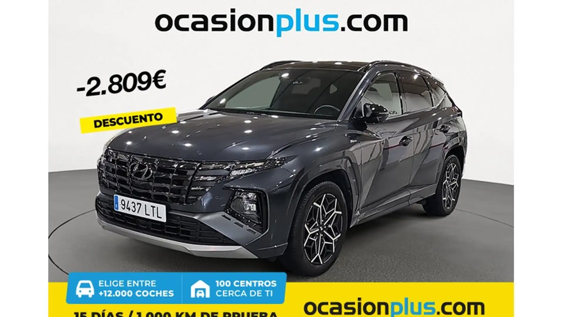 Hyundai TUCSON 1.6 TGDI HEV Nline Sky AT Gris - 1