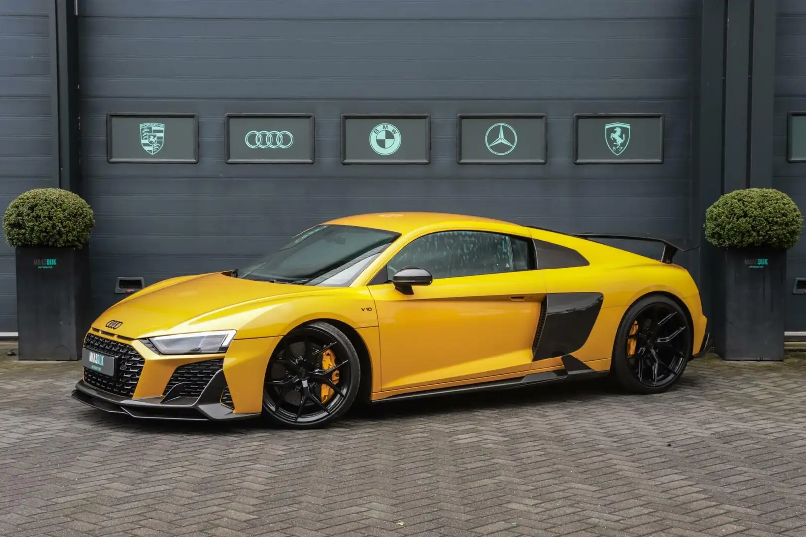 Audi R8 5.2 V10 Performance|Keramisch|B&O|Full Carbon|Voss Yellow - 1