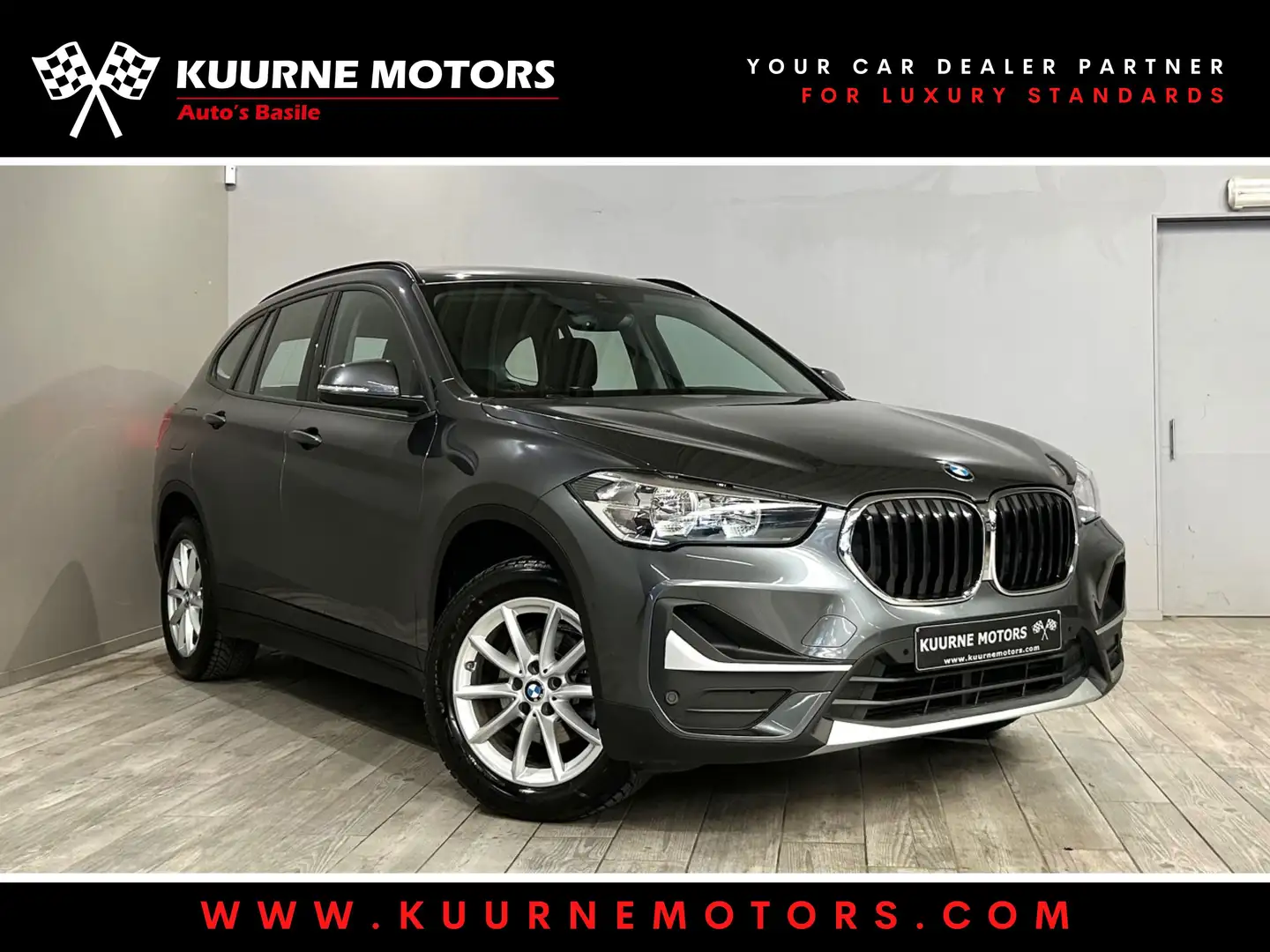 BMW X1 sDrive16dA Leder/Gps/Cruise/Cam/Dab *1j garantie* Grau - 1