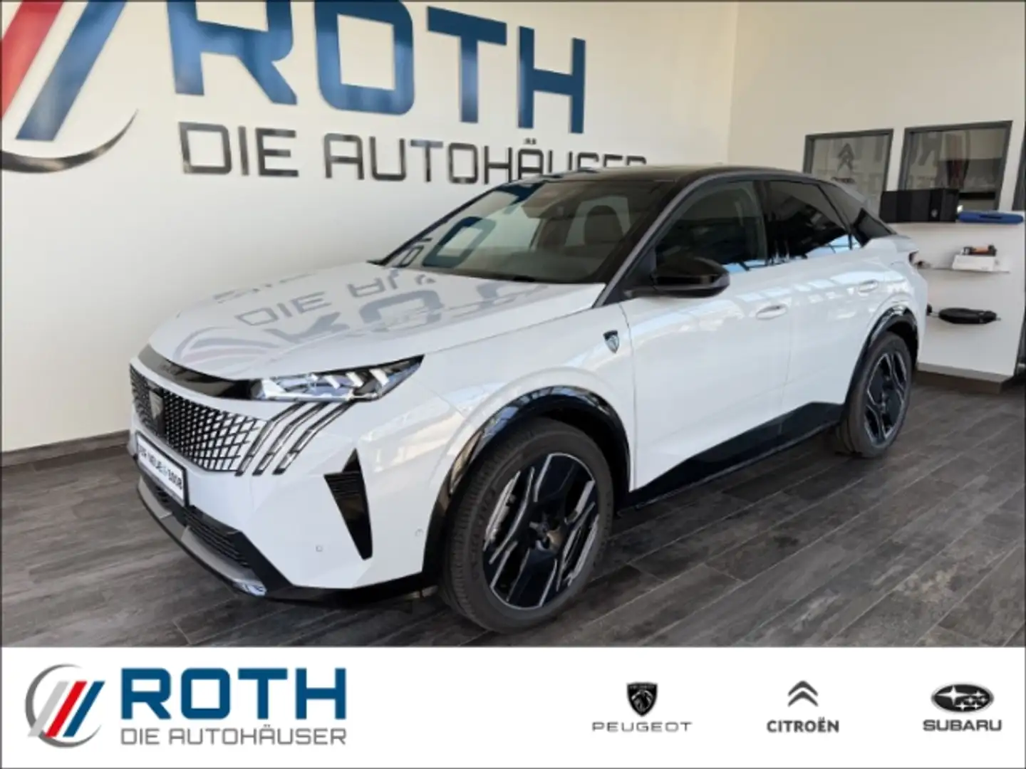 Peugeot 3008 Elektromotor Elektro 210 GT (K) El. Panodach Navi Weiß - 1