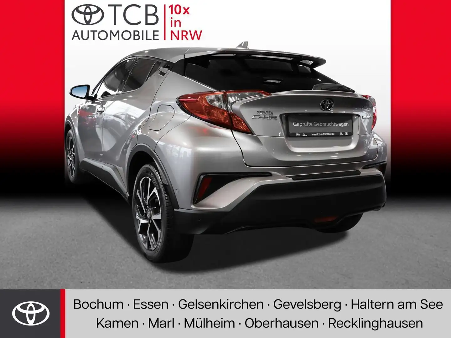 Toyota C-HR 1.8 HYBRID TEAM D TOTWINKEL/PDC/SHZ/TEMPOM. Gris - 2