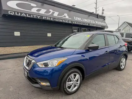 Blue 2019 Nissan Kicks S FWD SUV / Crossover Front-Wheel Drive Continuously Variable Transmission