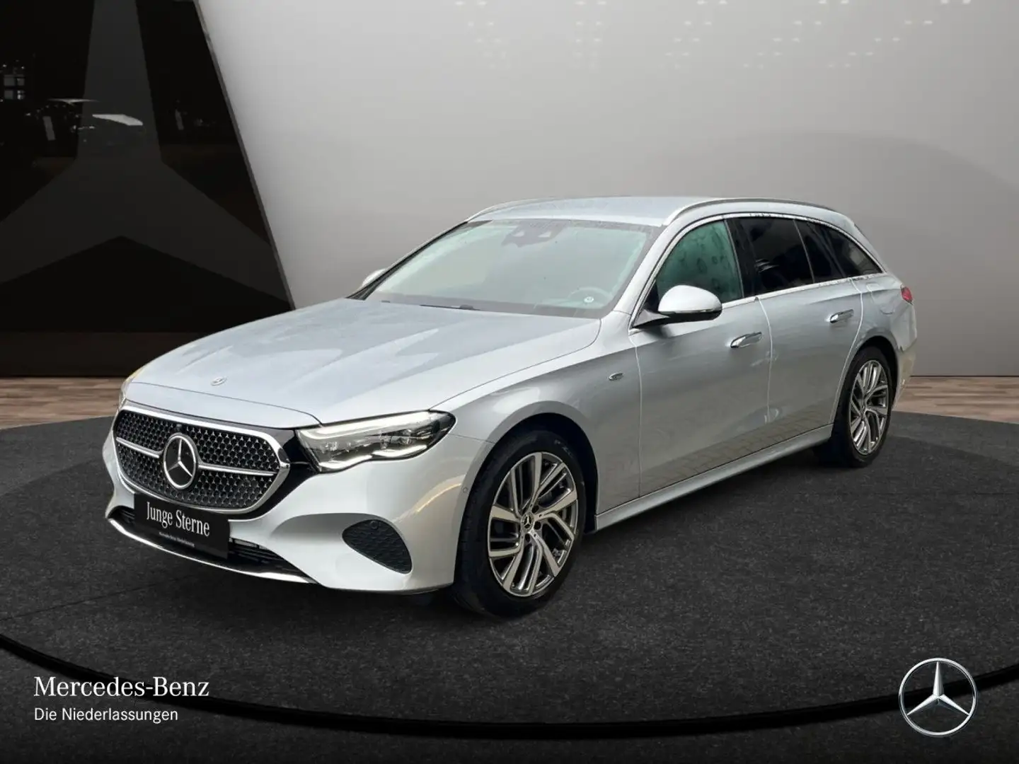 Mercedes-Benz E 300 e T Hybrid Avantgarde Fahrass 360° Airmat 9G Silber - 2