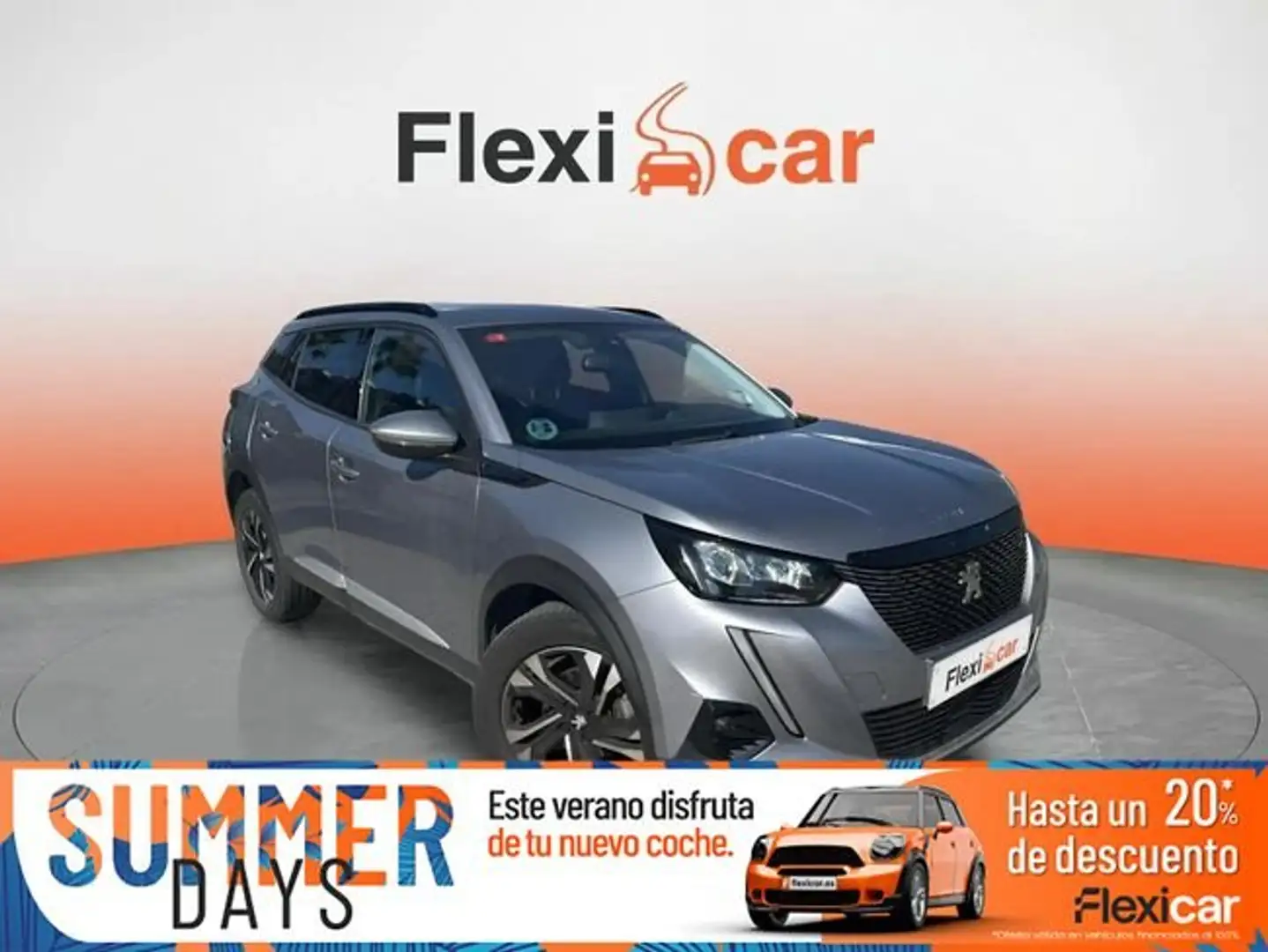 Peugeot 2008 Active+Pack+Puretech+100+S%26S+BVM6 Gris - 1