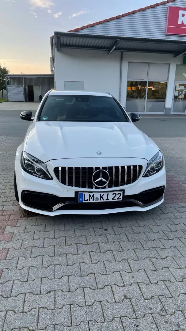 Mercedes-Benz C 63 AMG auto Blanc - 1