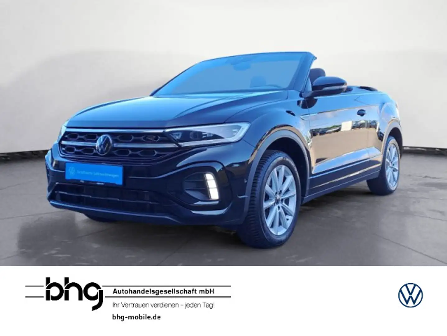 Volkswagen T-Roc 1.5 TSI DSG R-Line AHK Navi DCC Schwarz - 1