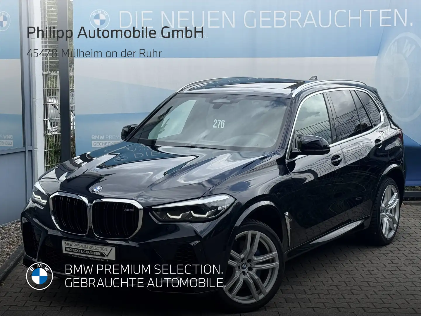 BMW X5 M PANO AHK DA-Prof h&k PA+ Soft-Close Ad-LED Чорний - 2