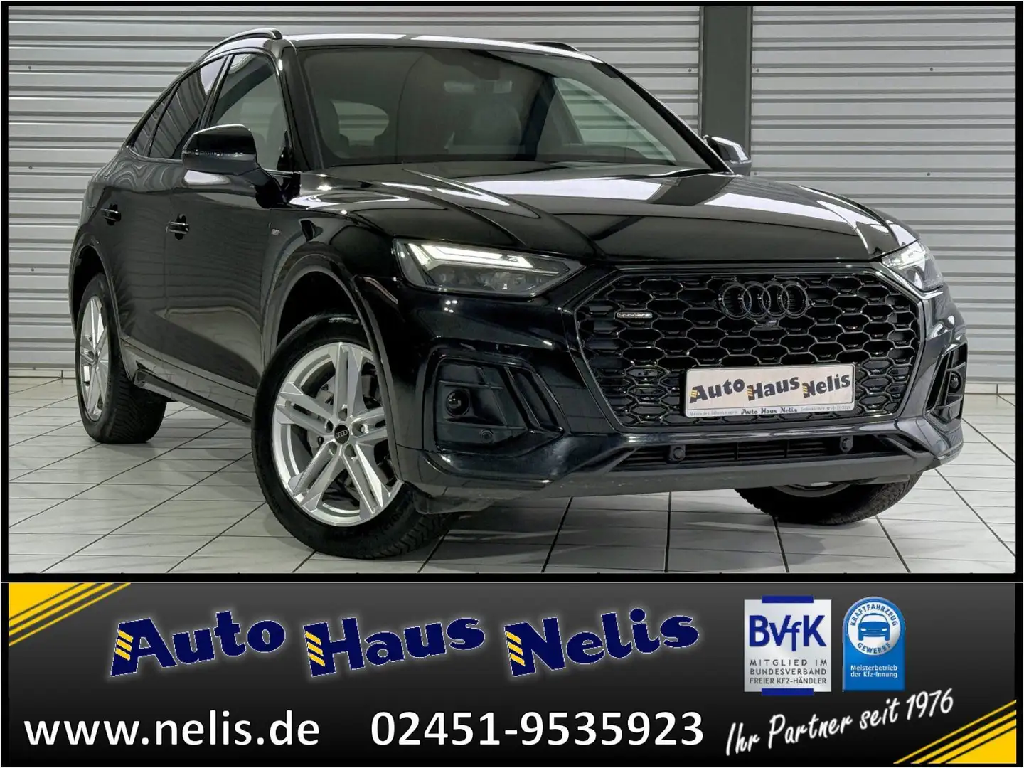 Audi Q5 Sportback 40 TFSI quattro S-line DSG ACC RFKa Noir - 1