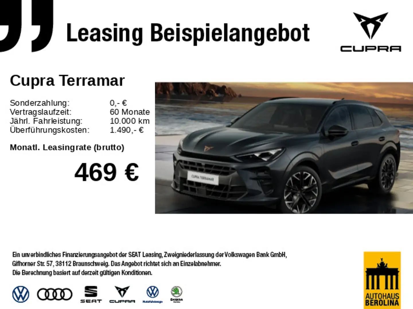 CUPRA Terramar 1.5 e-Hybrid VZ DSG *MATRIX*HuD*R-CAM* Grau - 1