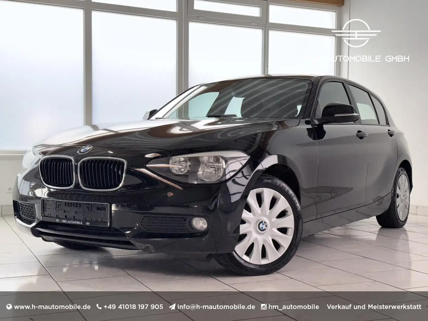 BMW 116 d-PDC/Schiebedach/Sitzheizung/Tempomat Schwarz - 1