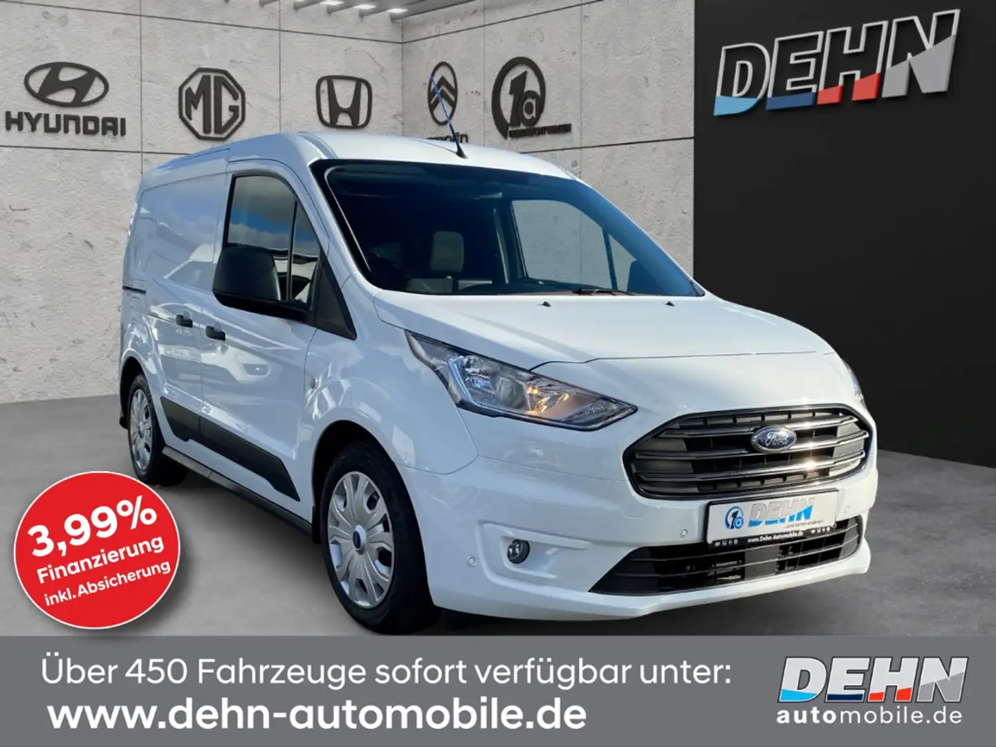 Ford Transit Connect 1.5 EBlue L1 Trend Navi Kam AHK Weiß - 1