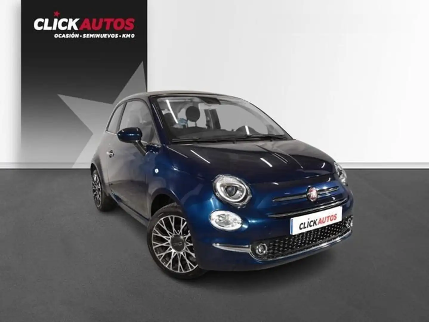 Fiat 500 1.0 Hybrid 70CV Monotrim Azul - 2