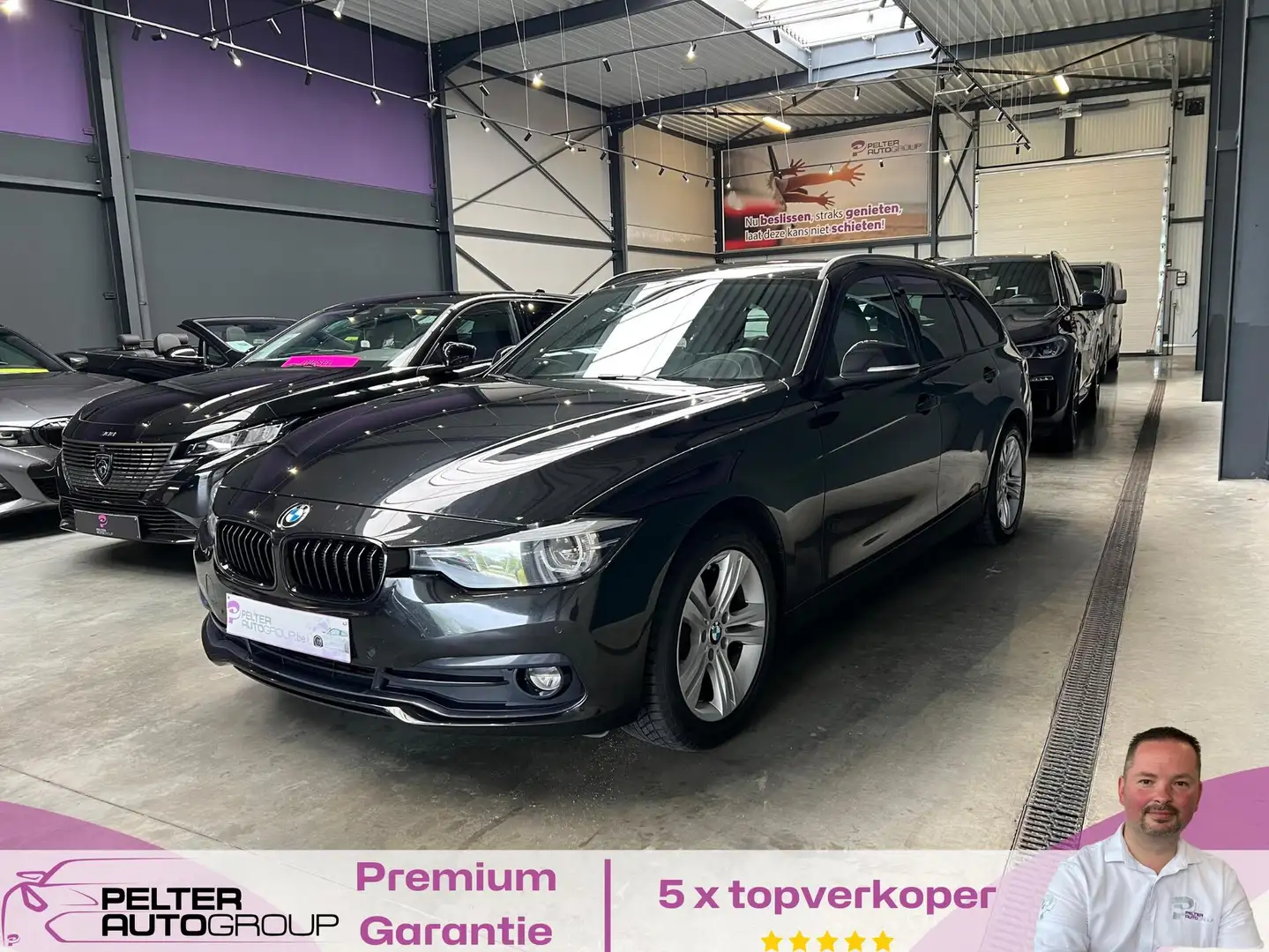 BMW 320 D Touring Facelift 190Pk! Automaat Schwarz - 1