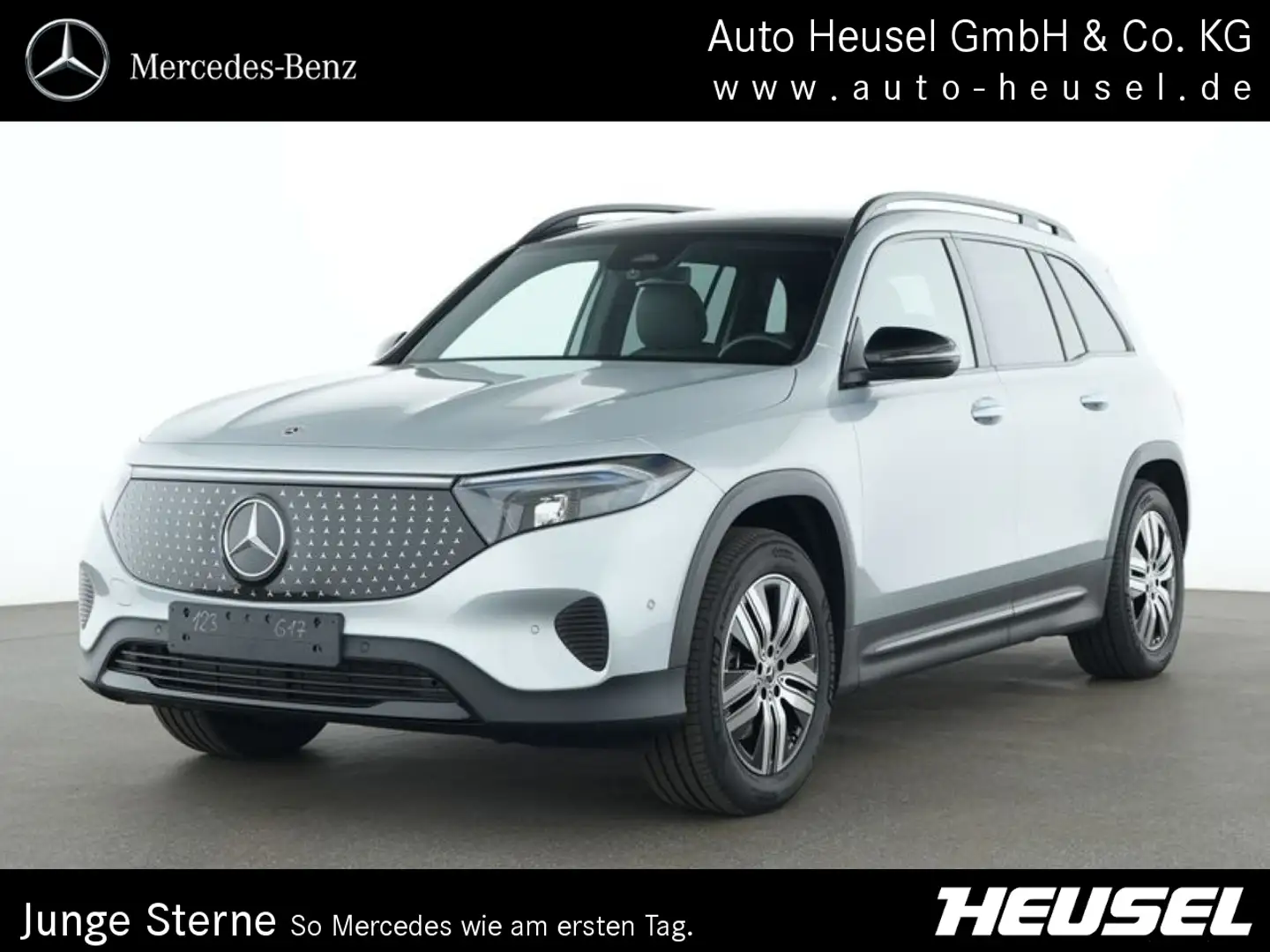 Mercedes-Benz EQB 350 4M *Pan.Schd.*AHK*Fahras.-P*Night-P*Wint Argent - 1