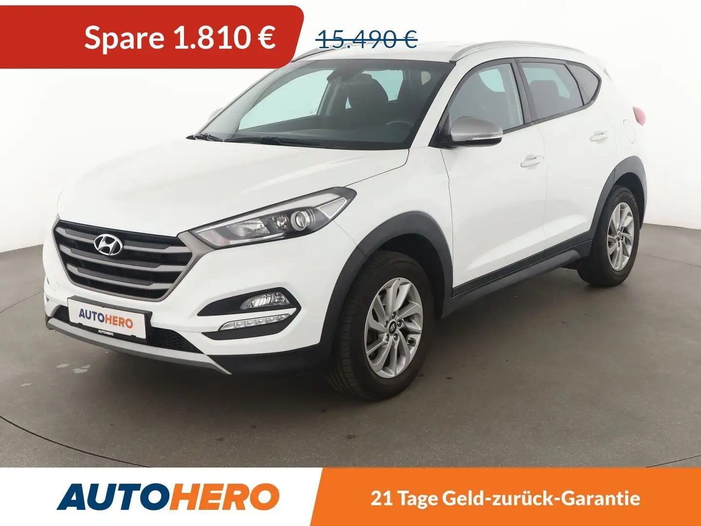 Hyundai TUCSON 1.6 Advantage blue 2WD *NAVI*TEMPO*CAM*PDC*SHZ* Bianco - 1