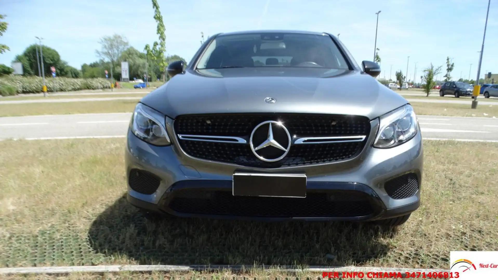 Mercedes-Benz GLC 250 d 4Matic Coupé Exclusive Unico proprietario Grigio - 2