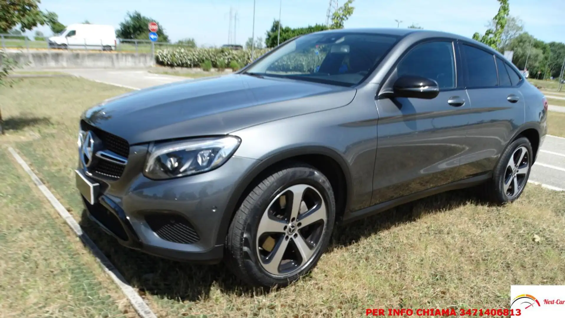 Mercedes-Benz GLC 250 d 4Matic Coupé Exclusive Unico proprietario Grigio - 1