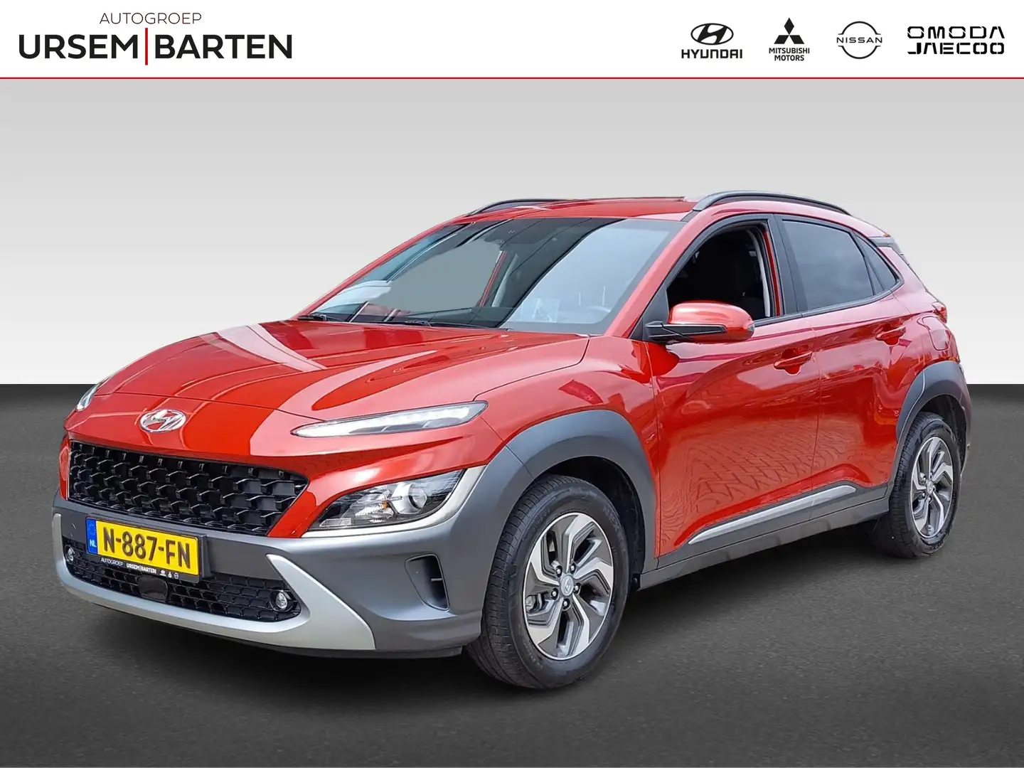 Hyundai KONA 1.6 GDI HEV Fashion | mooie kilometerstand | Navig Rouge - 1