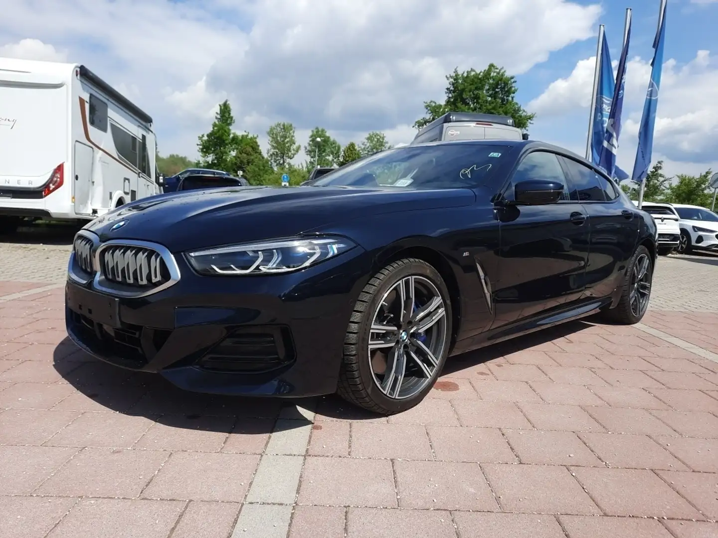BMW 840 i Gran Coupe LASER HuD h/k Sitzklima Memory Negru - 2