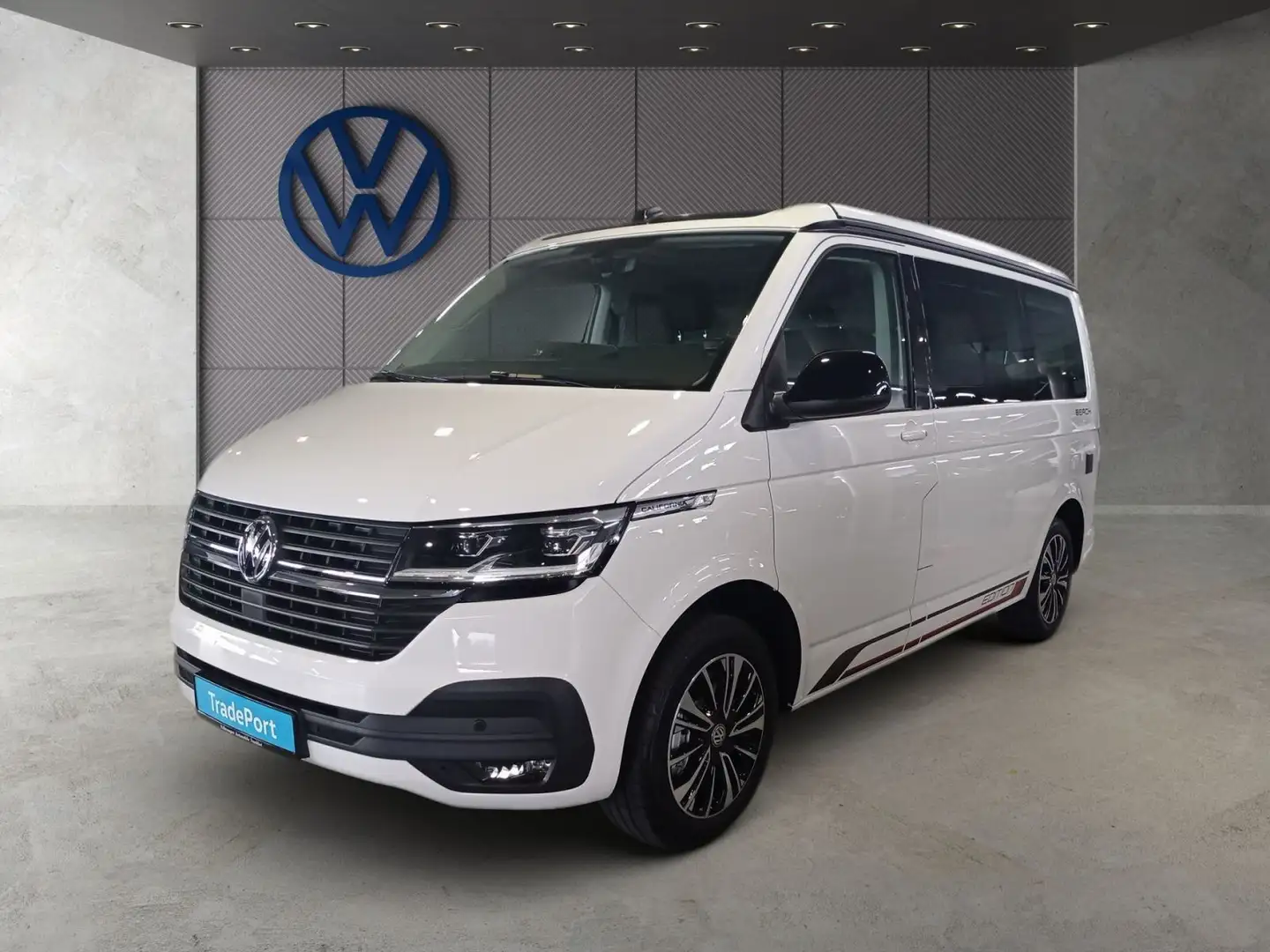 Volkswagen T6.1 California Beach 2.0 TDI DSG Navi ACC DAB+ Weiß - 2