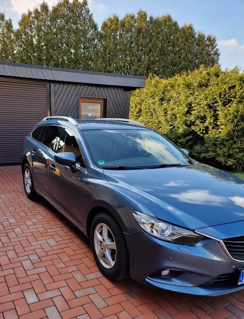 Mazda 6 6 Kombi Diesel 2.2 Kombi SKYACTIV-D Sports-Line Blau - 1