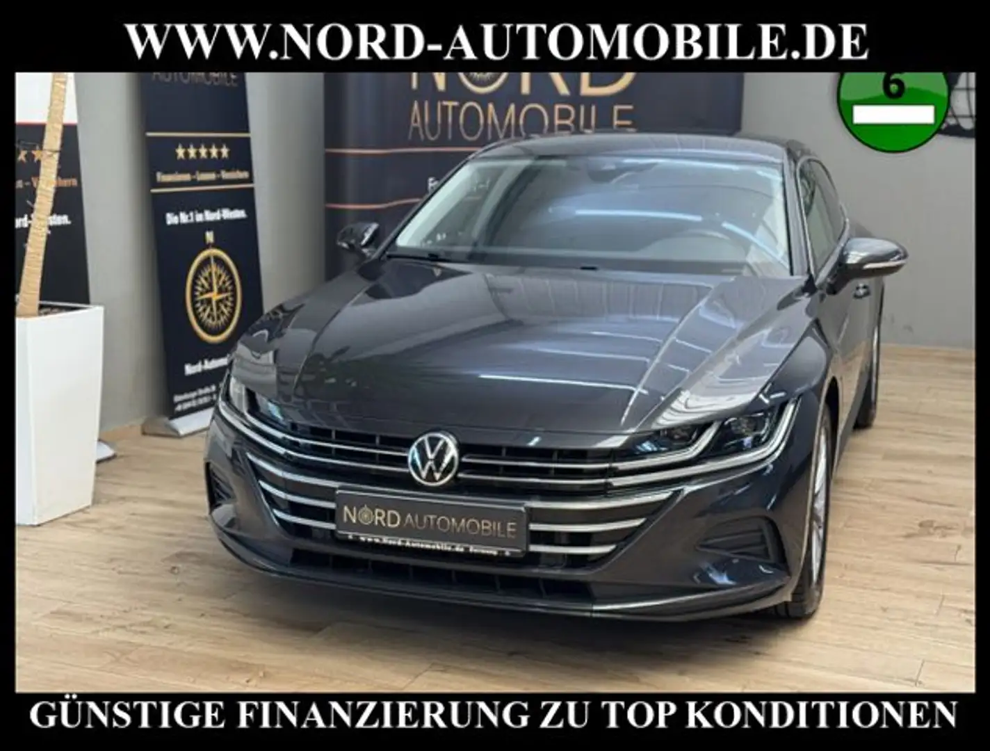 Volkswagen Arteon Shooting Brake 2.0 TDI DSG *AHK*VIRT*KEYL Grijs - 1
