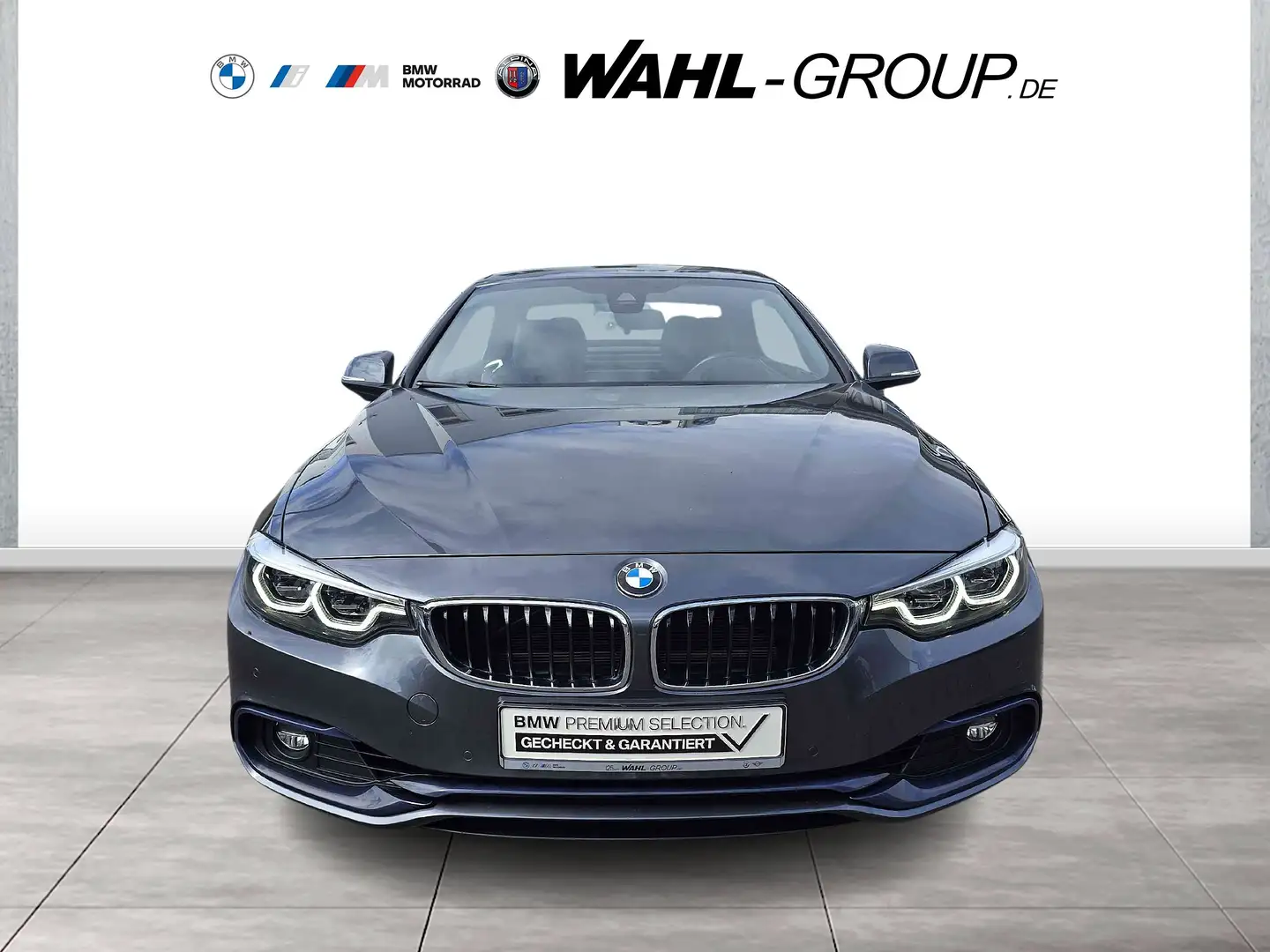 BMW 440 i xDrive CABRIO NAVI PROF LEDER HUD ALARM    KOMFO Grijs - 2
