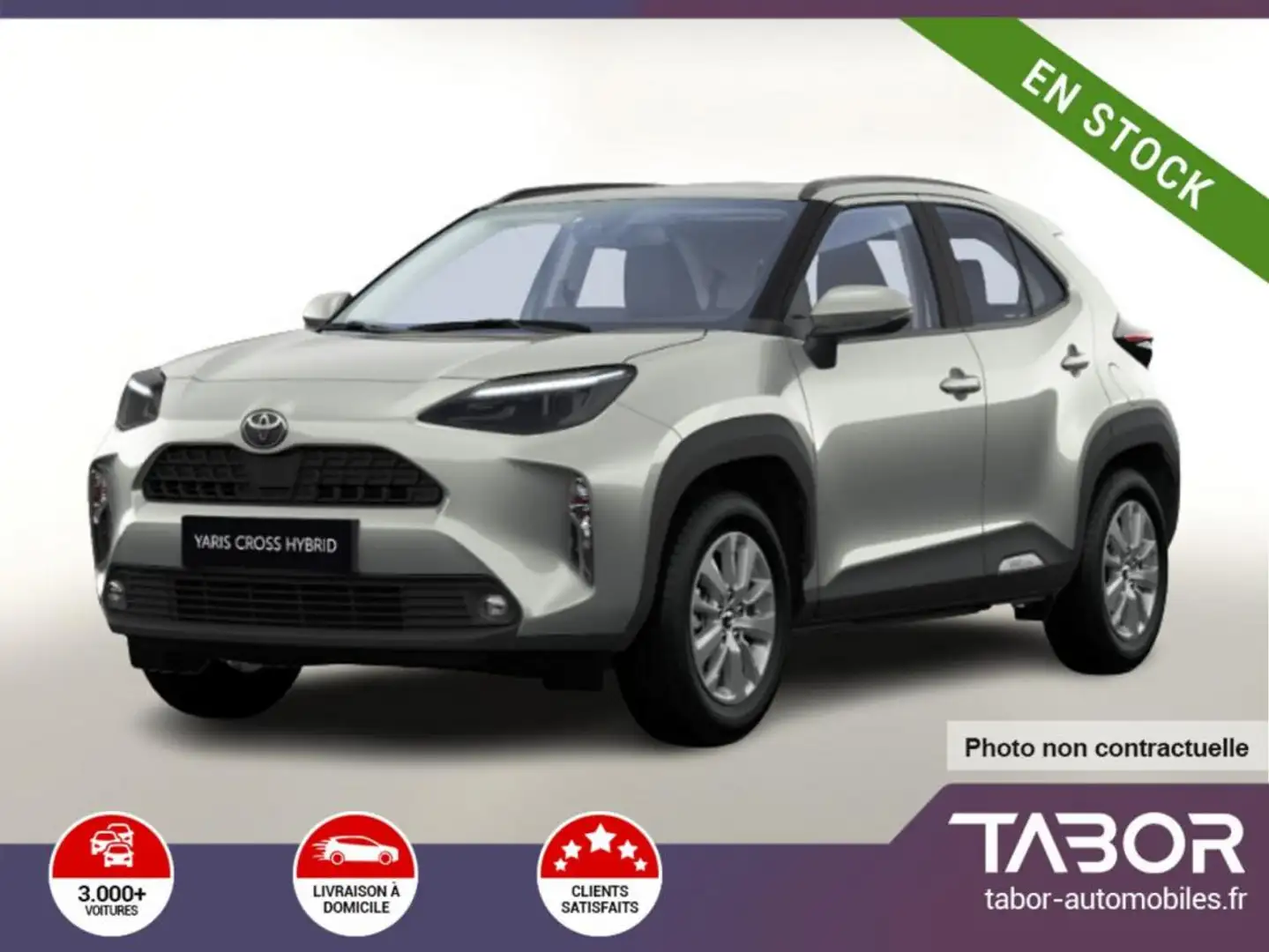 Toyota Yaris Cross 1.5 HEV 116 CVT cam SHZ ACC Argent - 1