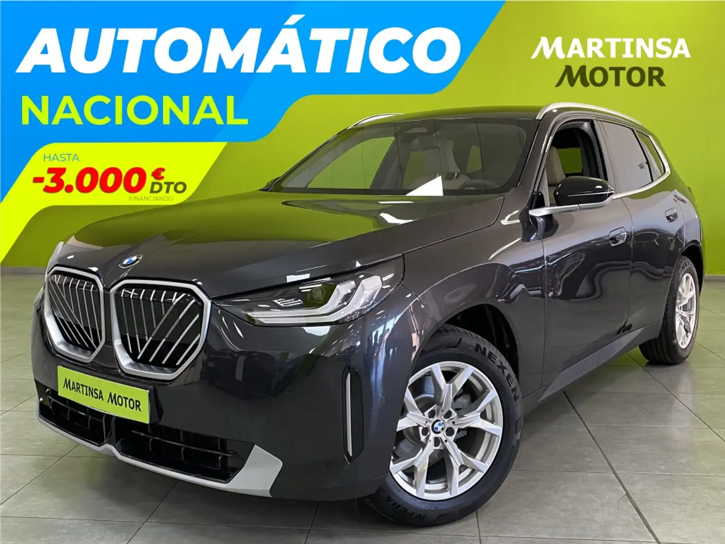 BMW X3 xDrive 20dA Gris - 1