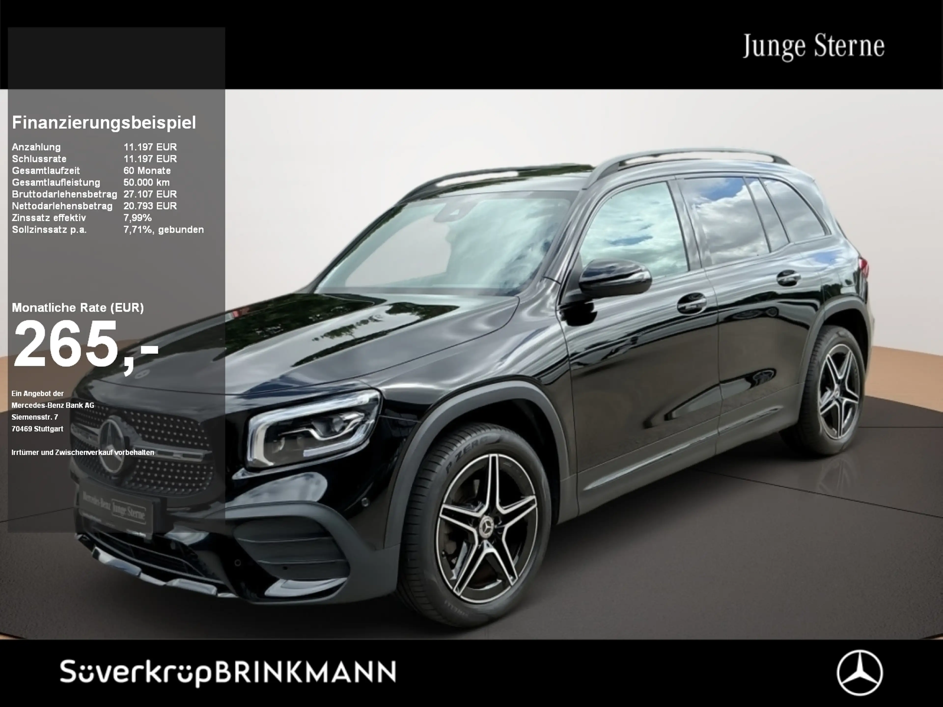 Mercedes-Benz GLB 200 AMG NIGHT MULTI KAMERA PANO SPUR PDC SHD
