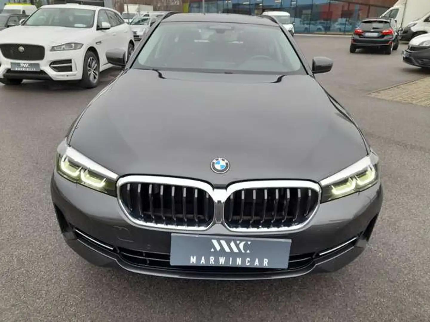 BMW 520 520d Touring mhev 48V xdrive Bus aut TAGLIANDI BMW Grijs - 1