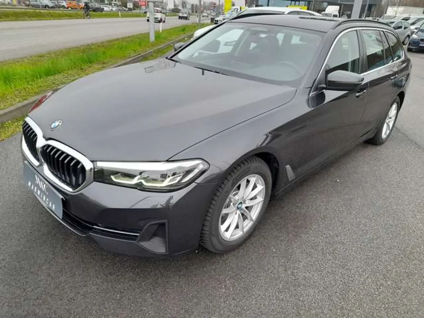 BMW 520 520d Touring mhev 48V xdrive Bus aut TAGLIANDI BMW Gris - 2