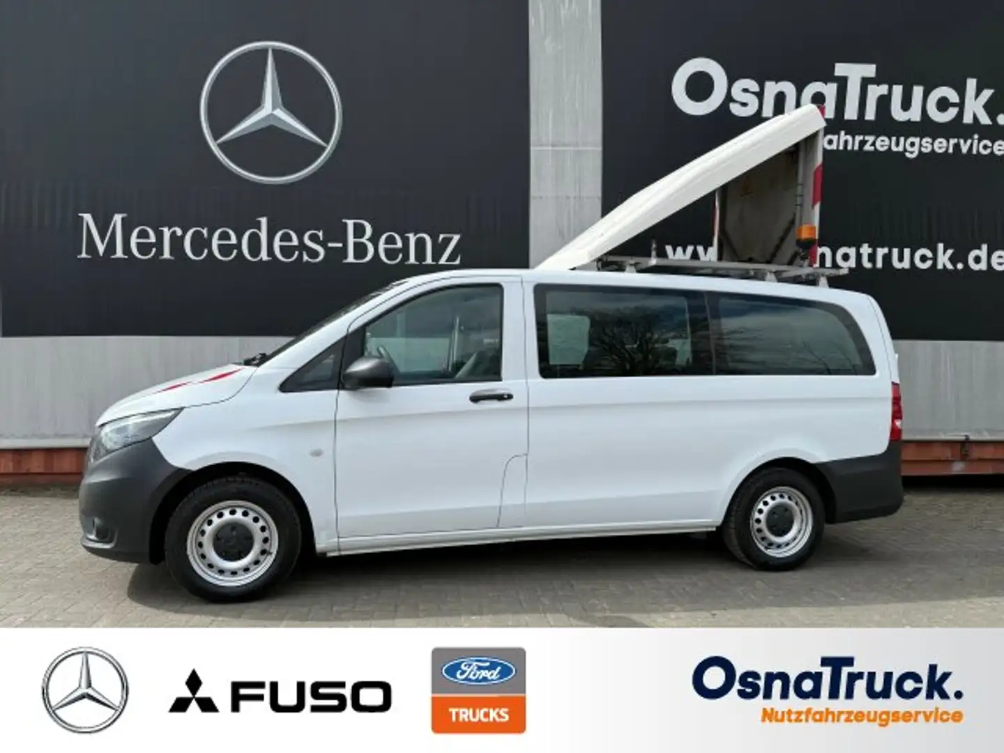 Mercedes-Benz Vito Vito 111 BT Pro lang Begleitfahrz. Klima,8-Sitze Bianco - 2