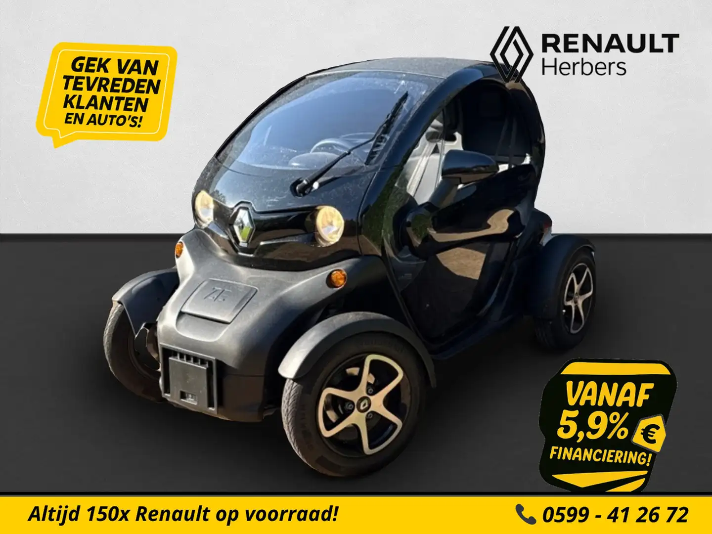 Renault Twizy 45KM/PH / VANAF 16 JAAR TE RIJDEN / CARKIT / PDC A - 1