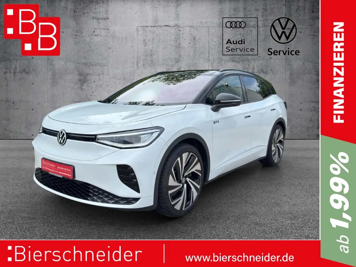 Volkswagen ID.4 GTX 4Mo IQ-LIGHT DIGITAL COCKPIT 21 PANO KAMERA HE Weiß - 1