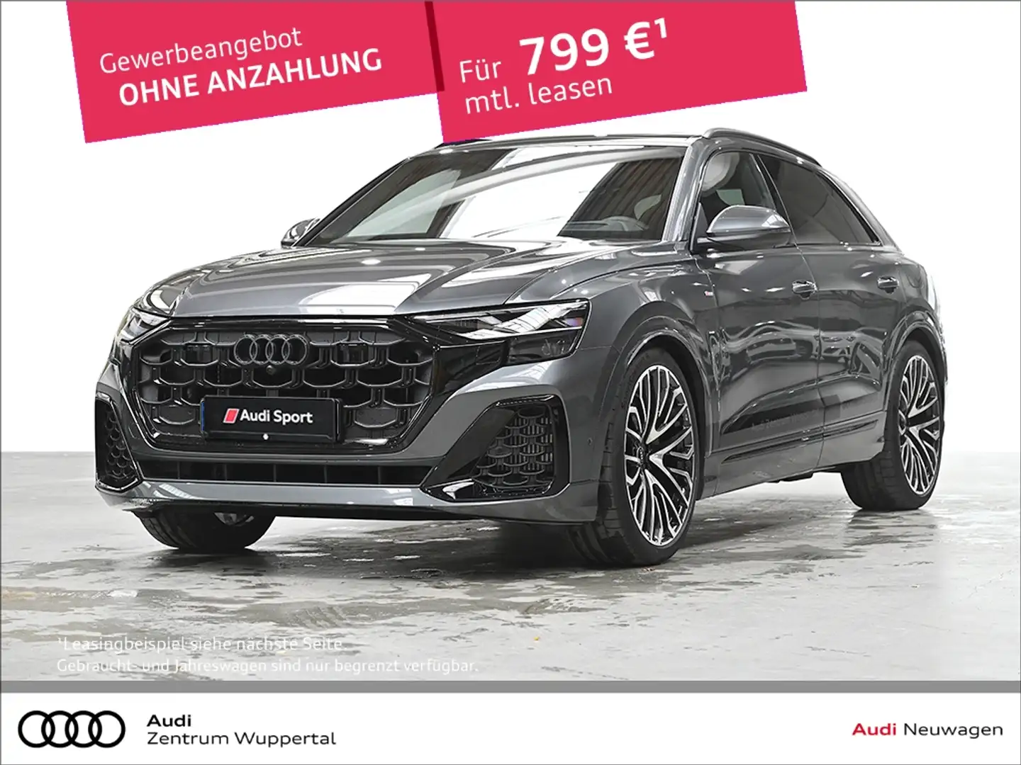 Audi Q8 SUV 55 TFSI e QUATTRO PANO LEDER AHK 360KAMERA BAN Grau - 1