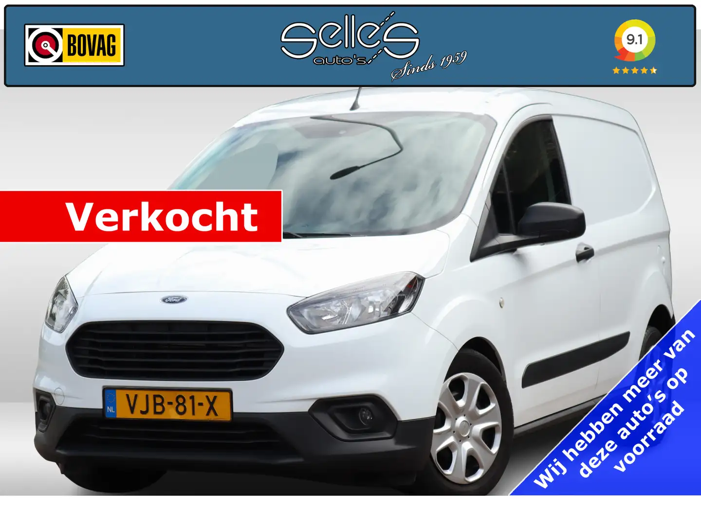 Ford Transit Courier 1.5 TDCI Trend Duratorq S&S | Navigatie | Cruise C Blanc - 1