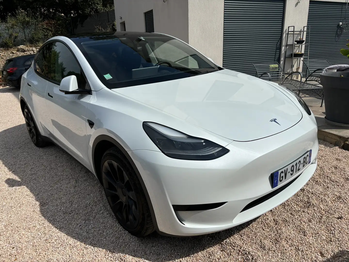 Tesla Model Y Blanc - 1