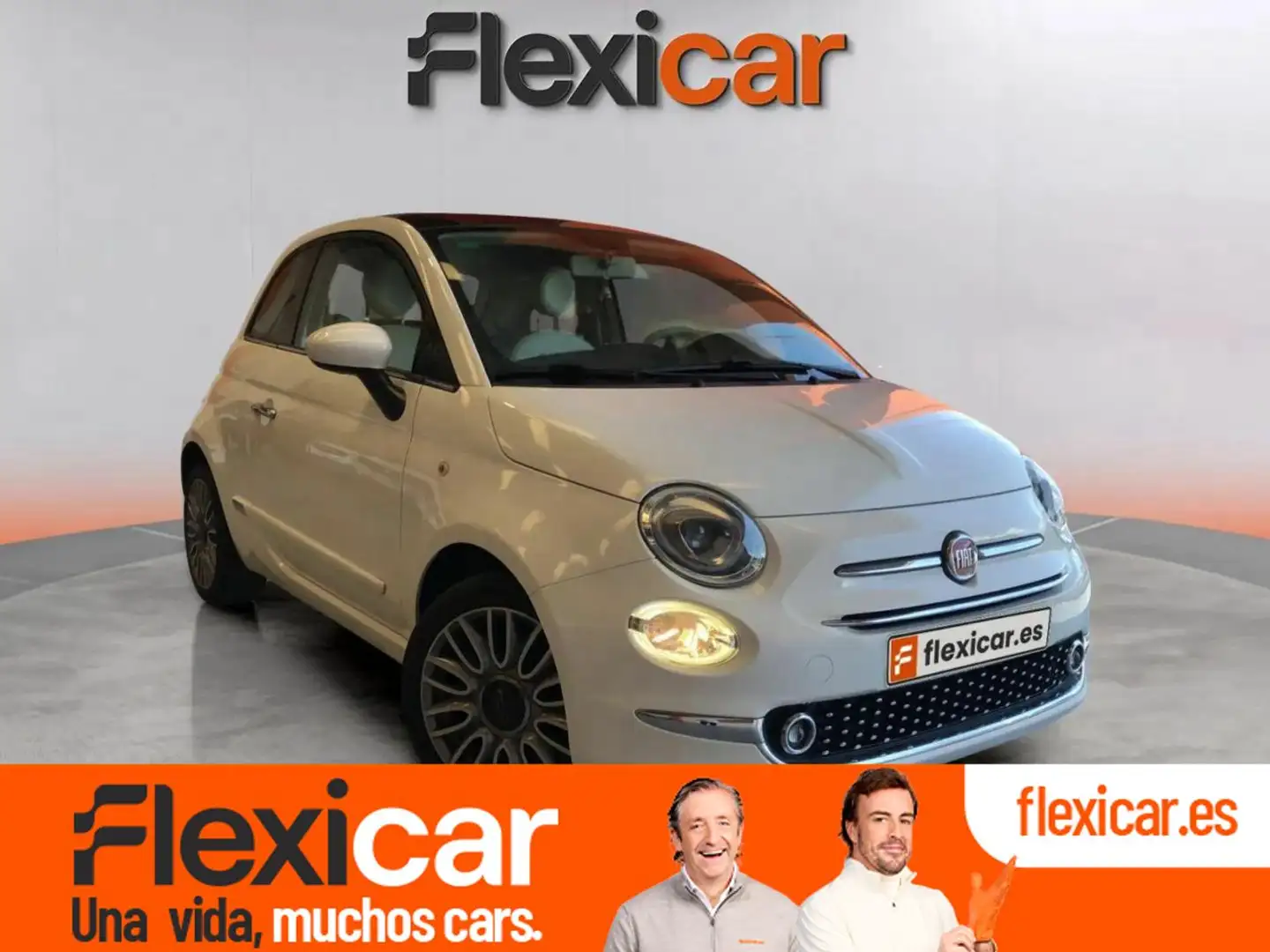 Fiat 500 1.2 Pop Blanc - 1