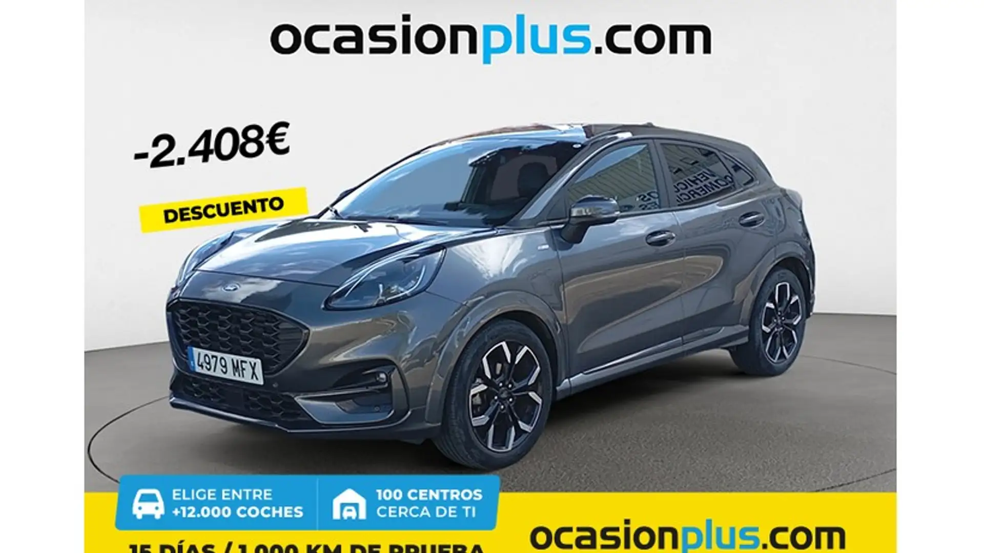 Ford Puma 1.0 EcoBoost MHEV ST-Line X 155 Gris - 1