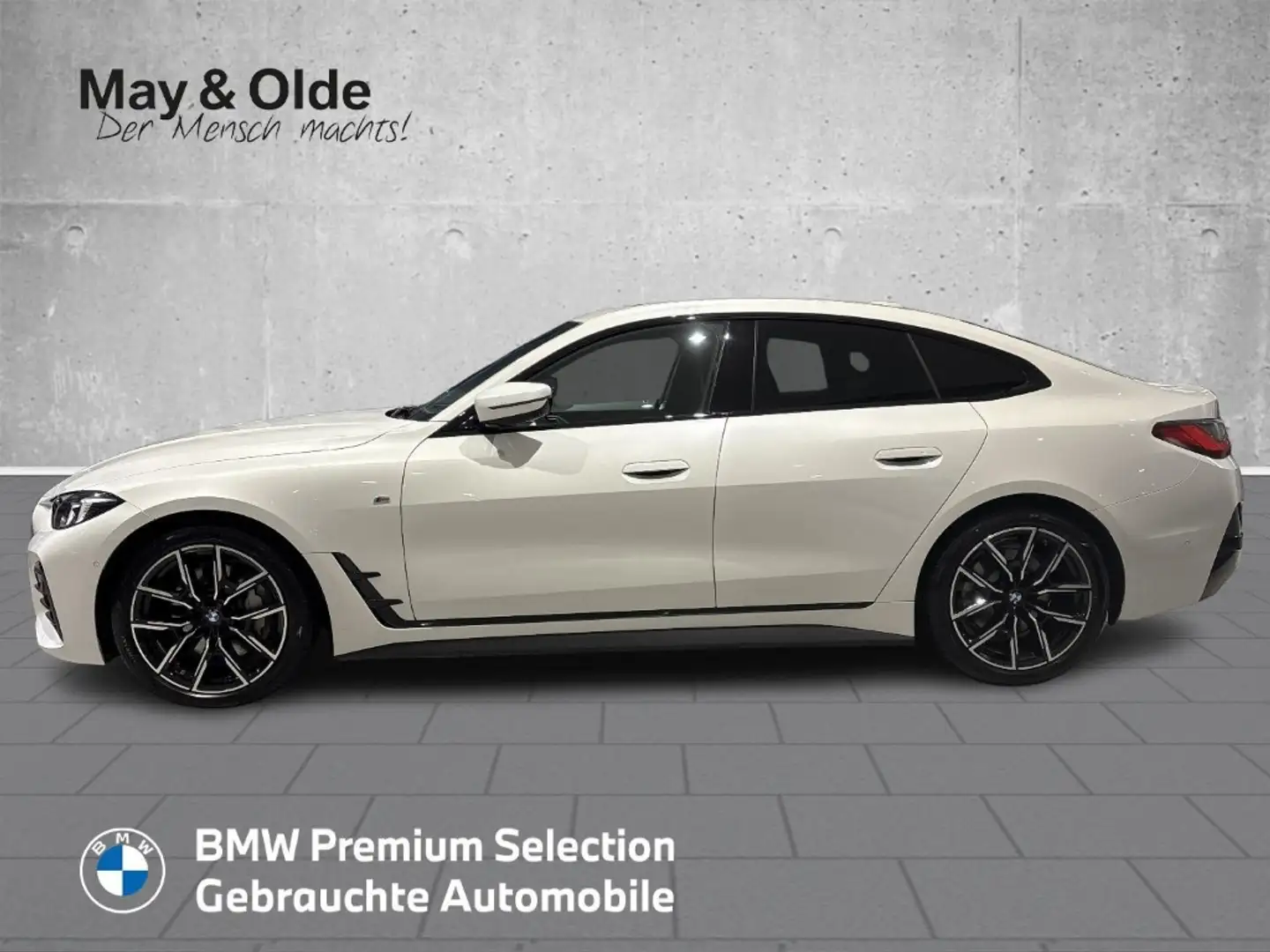 BMW 430 I xDrive M Sport ACC LED 360grad Navi Schiebedach Weiß - 2