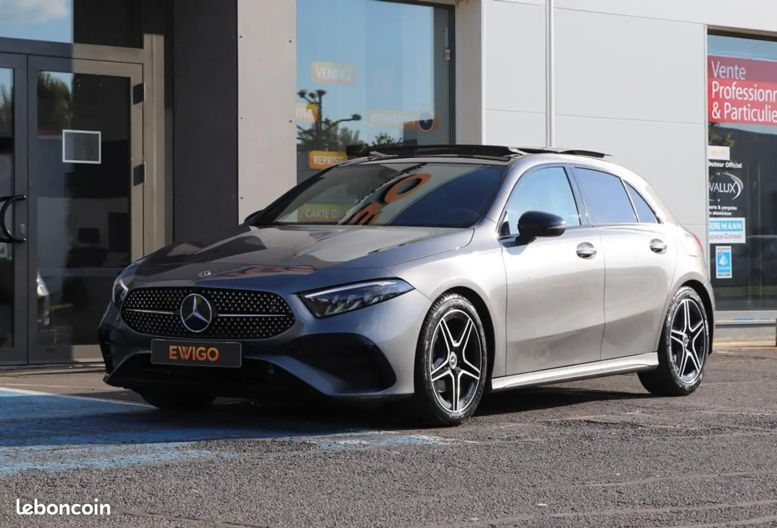 Mercedes-Benz A 180 Mercedes 180 2.0 D 116ch BVA TOIT OUVRANT CARPLAY Gris - 1