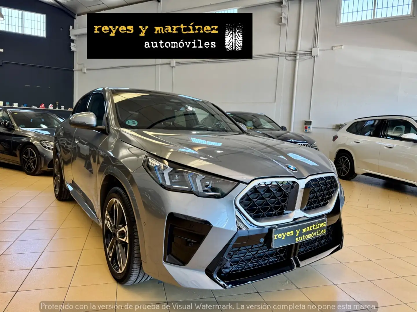 BMW X2 sDrive 18dA Gris - 2