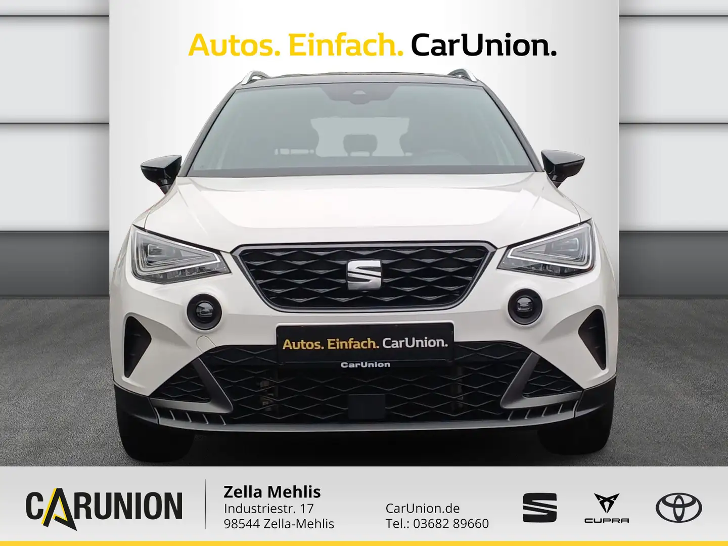 SEAT Arona FR 1.0 TSI *KLIMA*NAVI*VOLL-LED* Weiß - 2