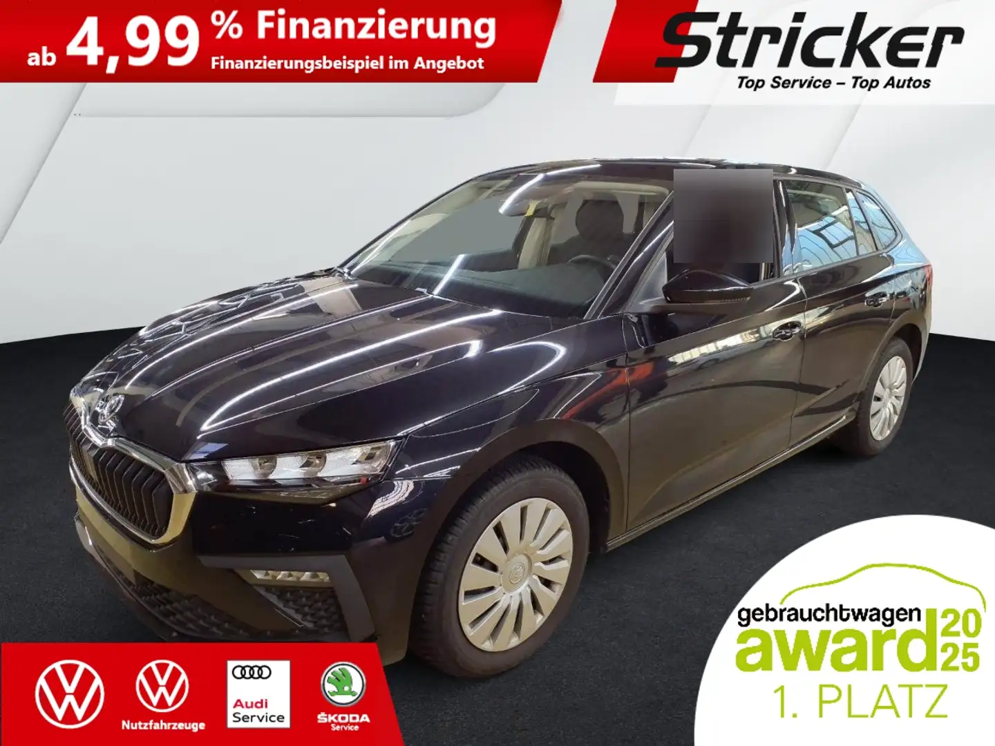 Skoda Scala Essence 1.0TSI DSG 199,-ohne Anzahlung AHK Sitzhe Schwarz - 2