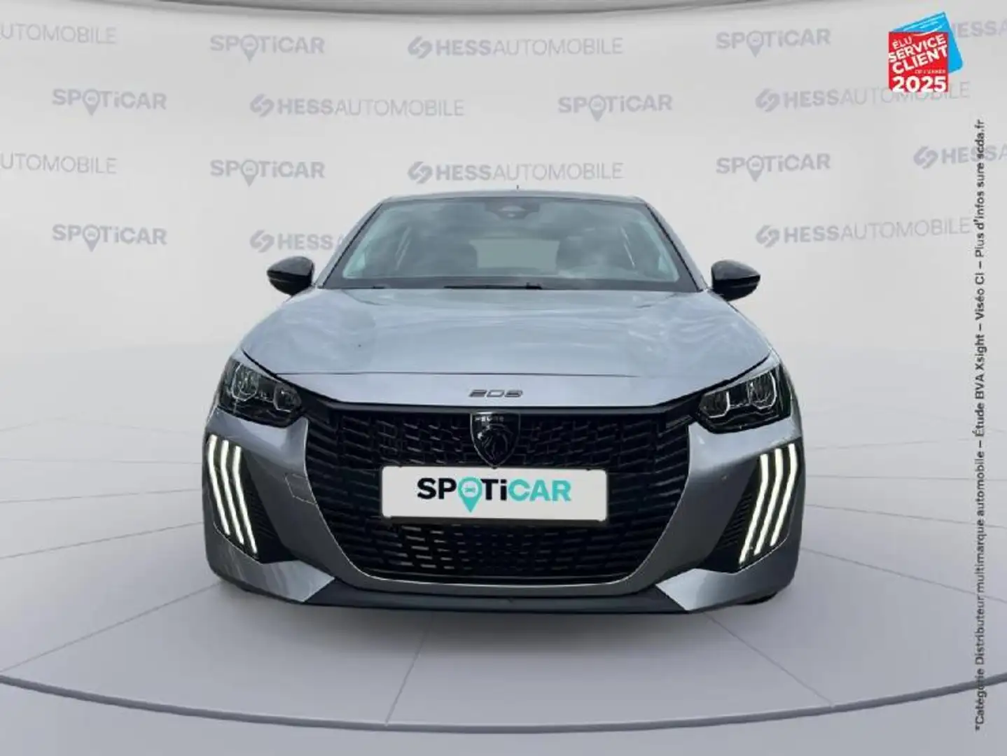 Peugeot 208 1.2 Hybrid 110ch Style e-DCS6 Gris - 2