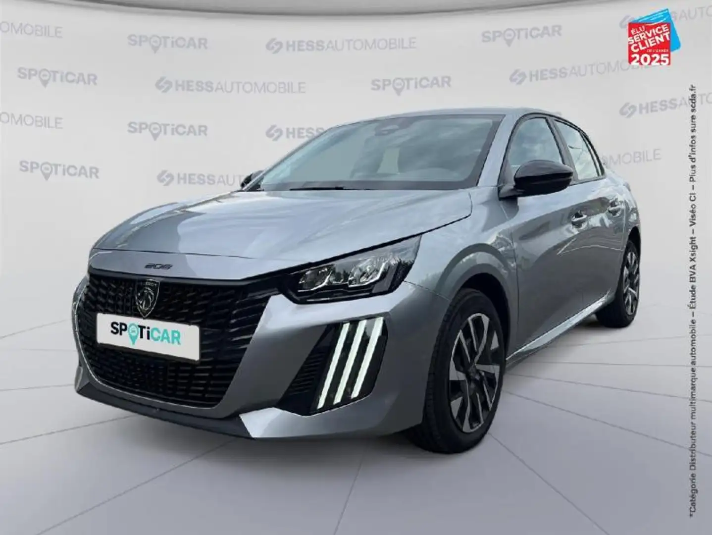 Peugeot 208 1.2 Hybrid 110ch Style e-DCS6 Gris - 1